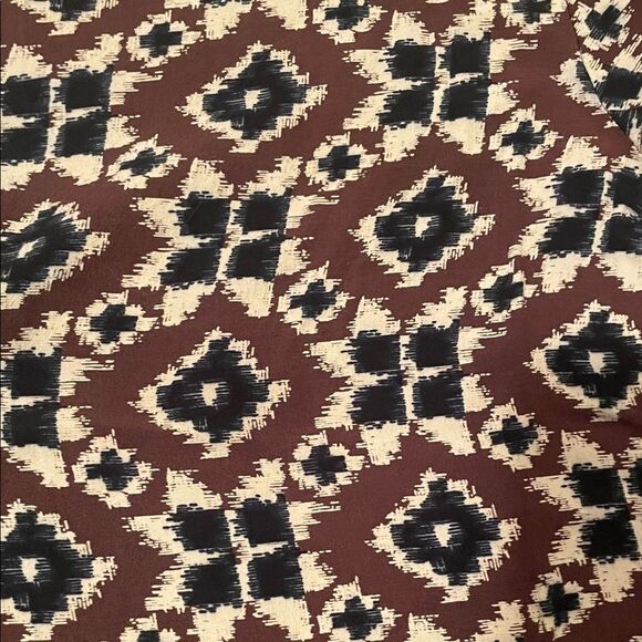 Jessica Women's Patterned Blouse - Brown and Black - Picture 4 of 6